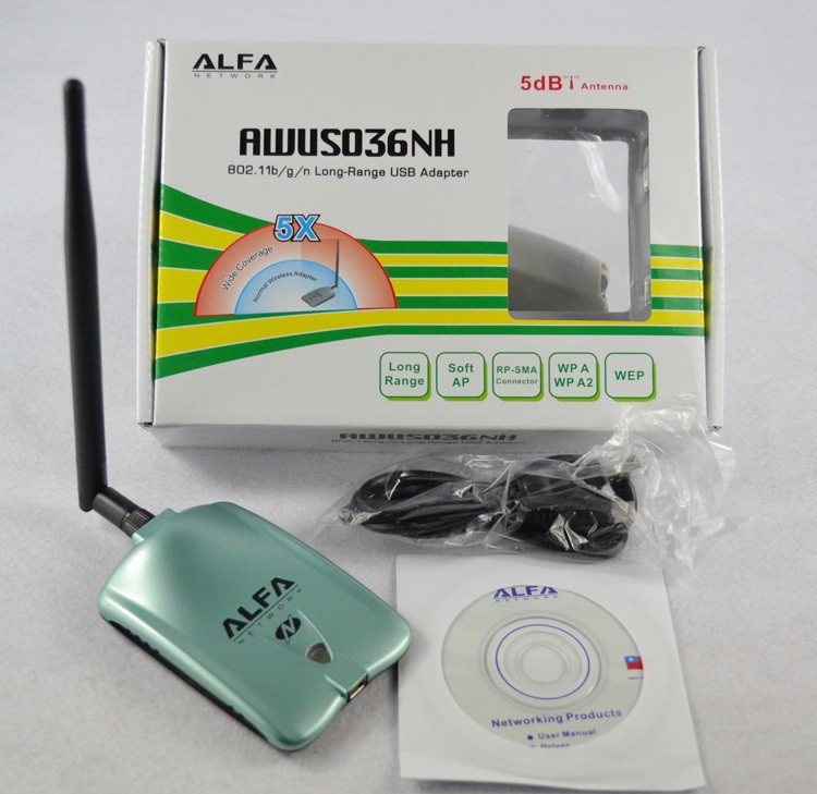 Antena WiFi Alfa AWU0S36H Santo Domingo